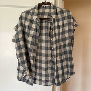 Plaid, central Madewell shirt - Like New